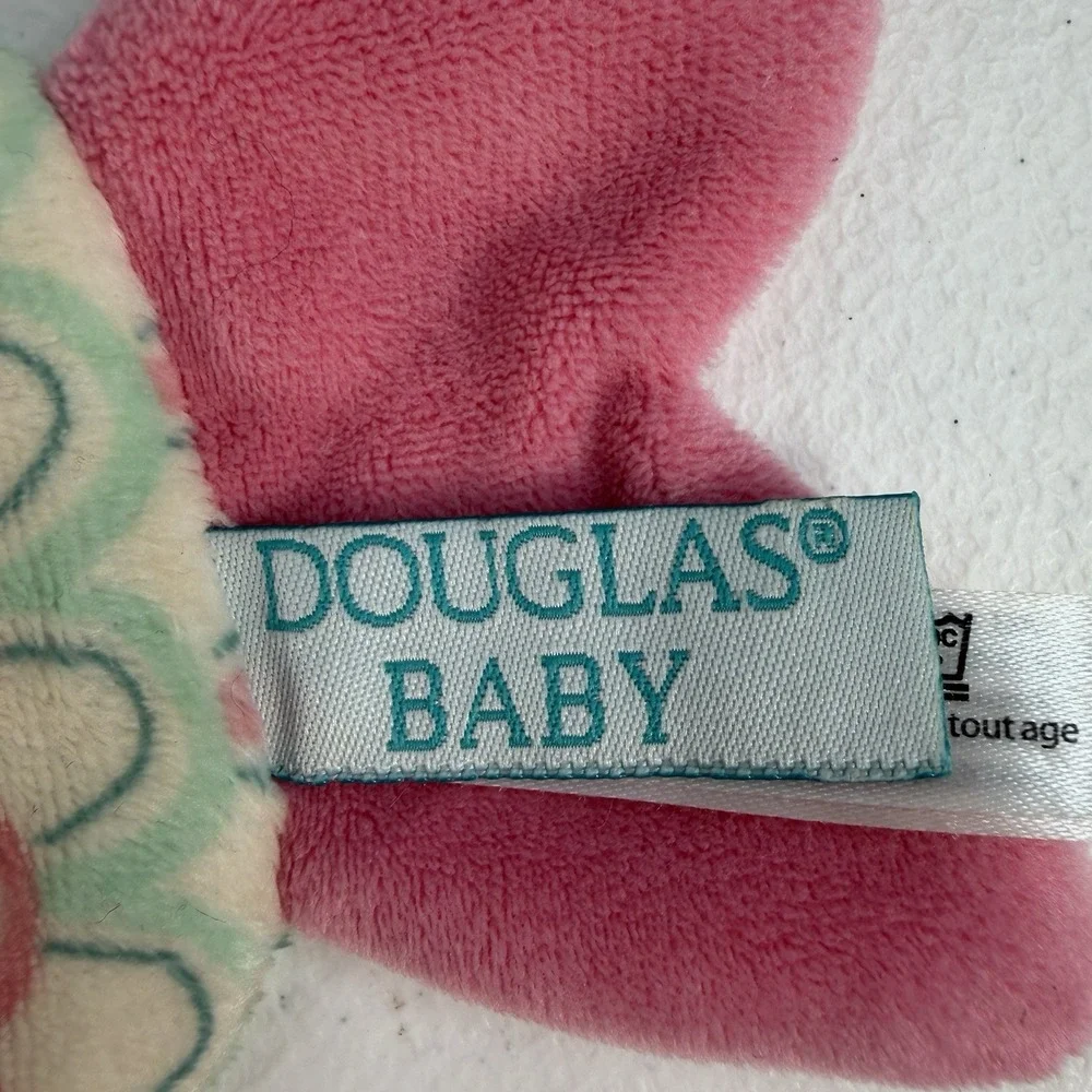 Douglas Baby‎ Mermaid Lovey Doll Pink Green Waves Crib Toy Teether Soother Plush